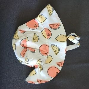 Barely used Monica + Andy UPF 50+ sun hat, citrus, size S